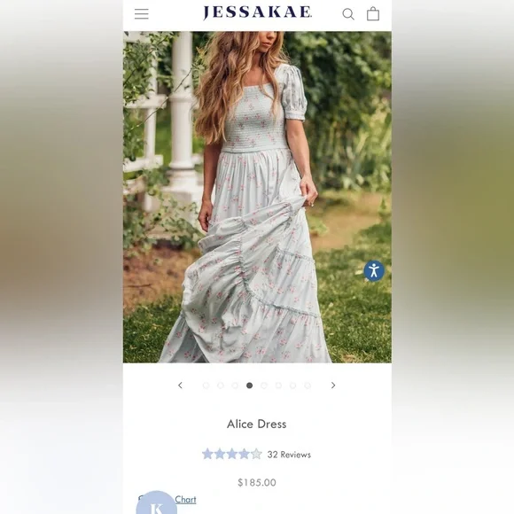 Only wear one time Mommy Daughter dress from JessaKae - Picture 3 of 7